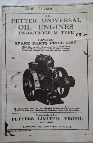 Stationary engine instruction - engine,