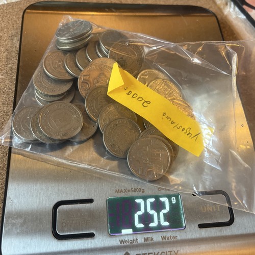 Yugoslavia coins bag - ,