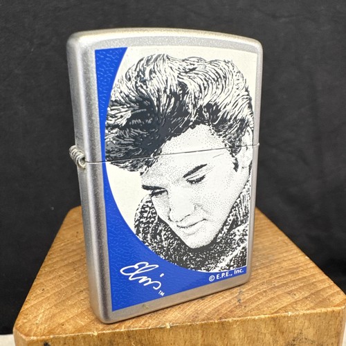 2001 zippo lighter elvis - zippo,