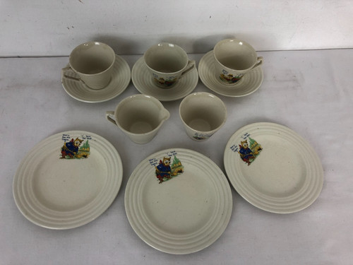 Vintage childrens teaset with - vintage,