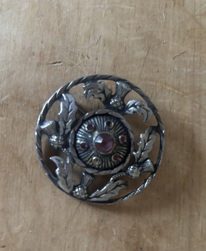 Scottish thistle brooch - thistle,