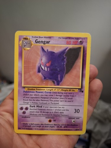 Pokémon gengar tcg 62 - pokémon, 20/62