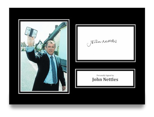 John nettles hand signed - john,