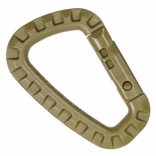 Tan plastic accessory holder - plastic,