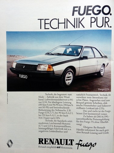 1982 renault fuego - 1982,