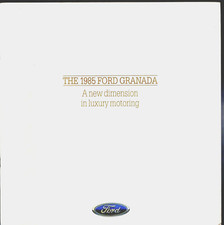 Ford Granada Mk3 1985 UK Market Sales Brochure 1.8 2.0 2.0i 2.8i Scorpio Ghia GL
