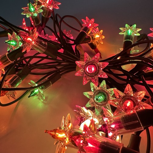 Vintage christmas lights - vintage,