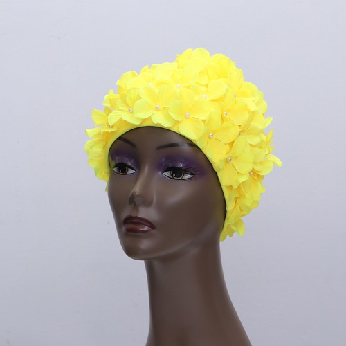 Durable flower swimming cap - swimming,