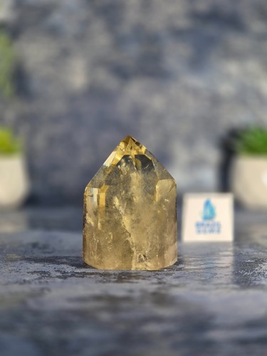 Tower quartz green - quartz, gold