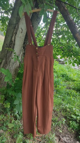 Vintage brown high waist - brown,