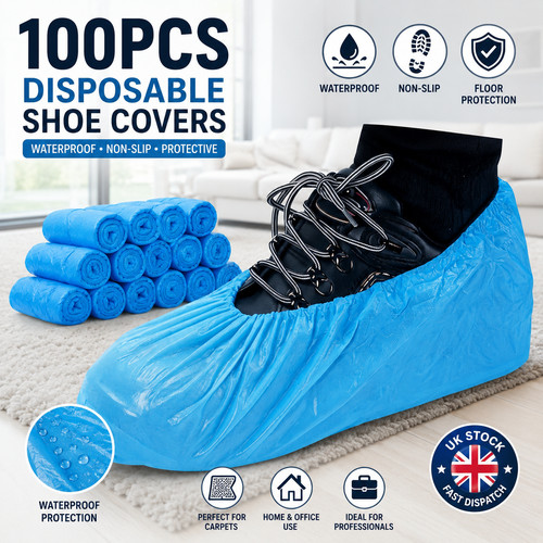 100pcs disposable shoe covers - 100pcs,