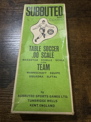 Subbuteo team ref - hw,