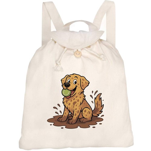 Muddy labrador canvas - labrador',