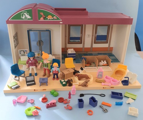 Vintage playmobil animal vets - vintage,