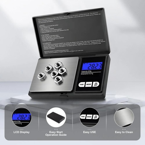 Digital pocket scale - pocket, 500g