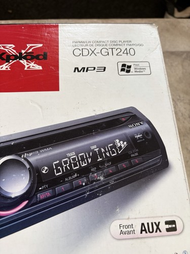 Sony xplod cdx gt240 - xplod, cdx-gt240