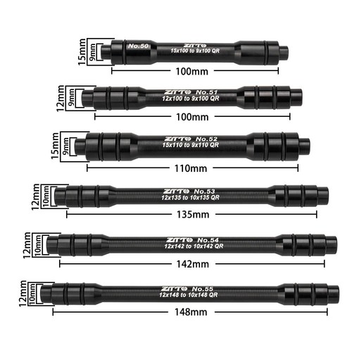 Hub thru axle adapter all - thru,