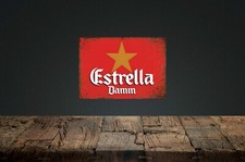Estrella damm metal beer - estrella,