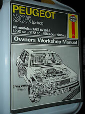 PEUGEOT 305 WORKSHOP MANUAL GR