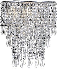 Modern Chandelier Acrylic Crystal Light Shades Beaded Droplet Ceiling Pendant