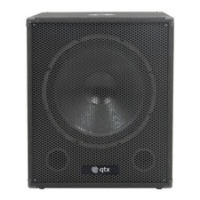 QTX QT15SA Active Subwoofer Powered Bass Bin 15" 600W
