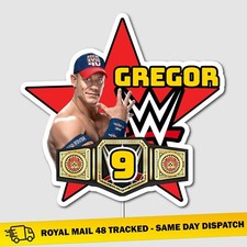 Personalised Name/Age WWE WWF