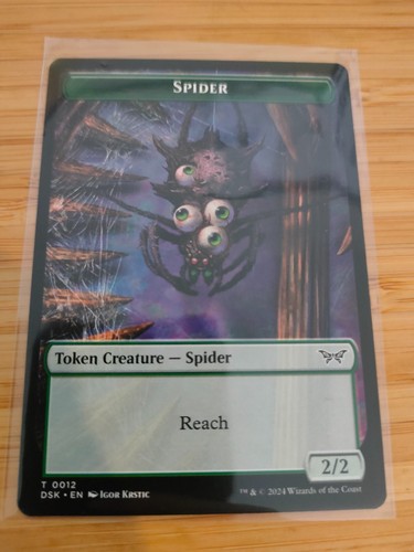 Mtg spider token 0012 - mtg,