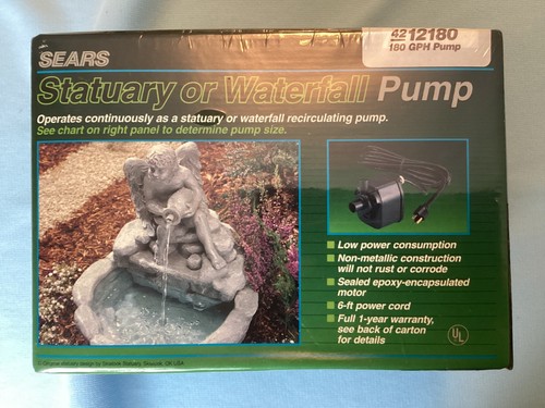Sears statuary fountain - sears,