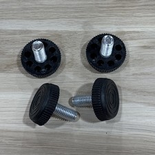 M10 x 25 x 35mm Screw on Leveling Feet Adjustable Leveler 4 Pack