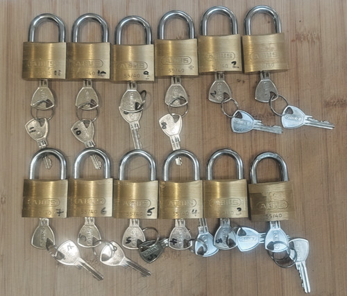 Used padlocks various - used, types