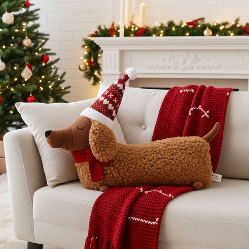 Christmas dachshund dog shaped - dog,