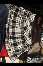 PUNKY FISH skirt mini size small colours black grey white 