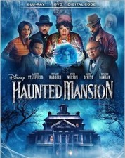 Haunted Mansion (Blu-ray + DVD, 2023) w Slipcover Region 1/Region A,B,C