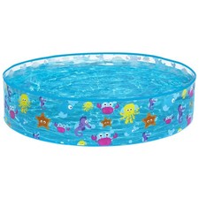 Bestway 4ft Fun Odyssey Paddling Pool Used Rigid Sidewalls Outdoor Kids Play
