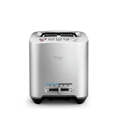 Sage The Smart Toast 2-Slice Toaster BTA825 Wide Slots 1000W Brushed Aluminium,