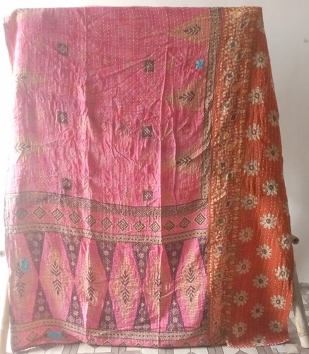Vintage kantha blanket - kantha,