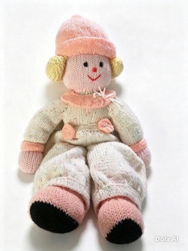 Vintage hand knitted - hand, rag