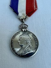 Very Rare Victorian Silver Royal Warrant Holders Association Medal Dated 1897.