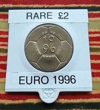 1996 EURO 96 FOOTBALL COIN £2