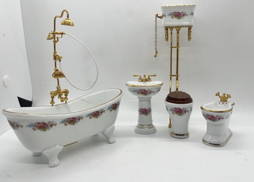 Dolls house reutter - house, bathroom