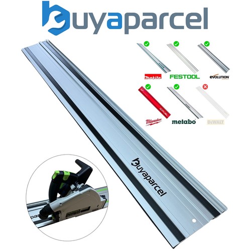 Aluminum plunge saw guide - aluminum, rail