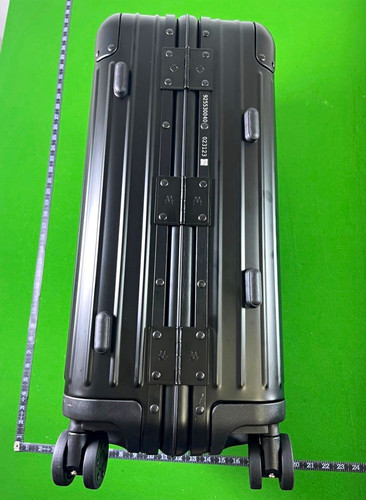 Rimowa black aluminum hardcase - rimowa,