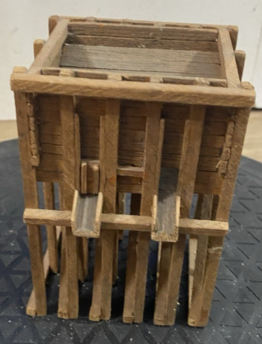 Scale coal bunker wooden - scale,