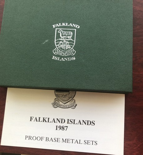 1987 falkland proof coin - proof,