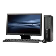 FAST DELL HP SFF Monitor PC Computer Set - i5 2nd Gen 8GB RAM 512GB SSD W10 Pro