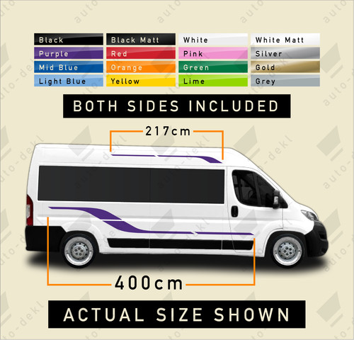 Motorhome vinyl graphics - 4m,