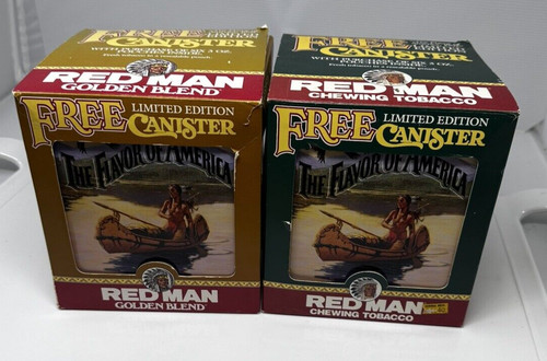 Vintage red man chewing - 2,