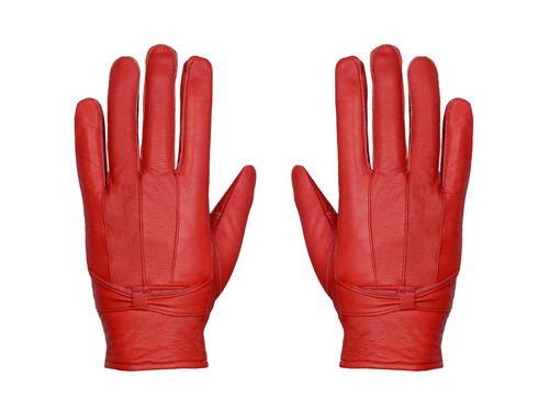 Ladies leather gloves women - leather,
