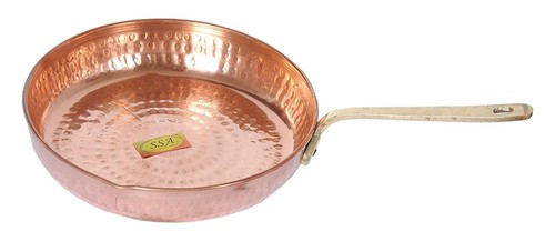 Pure copper hammered - copper, fry