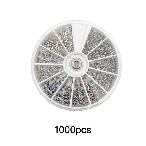1000pcs set small - metal, nuts